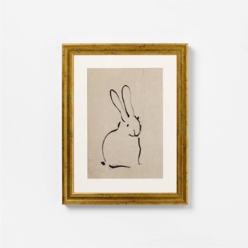 14"x18" Bunnies Framed Art - Threshold with Studio McGee